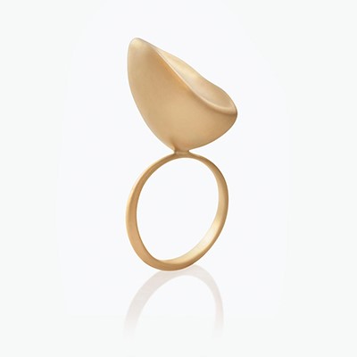 BABY MALAK FLOURISH PURE MEDIUM MARQUISE RING